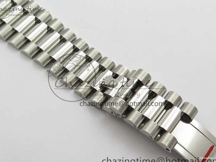 A2836 Dial 228239 Dial Blue SS BP SS Version Textured 904 on Day-Date President 40mm Ice Bracelet New 0724